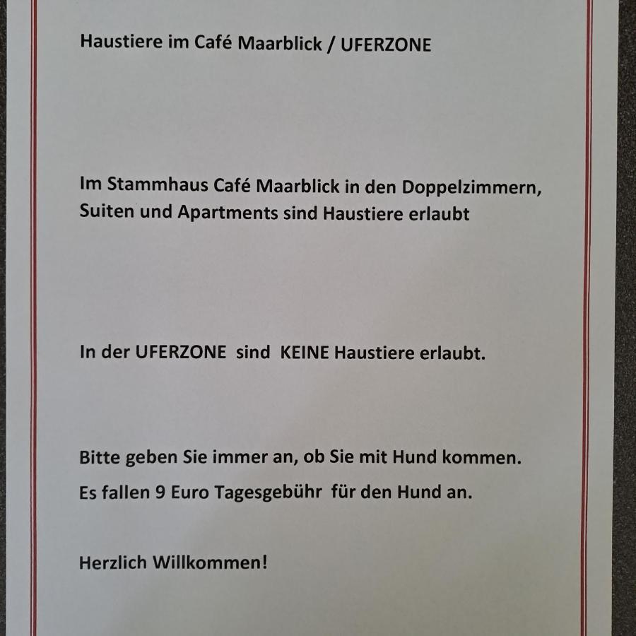 Hotel-Pension Maarblick Schalkenmehren Exterior foto
